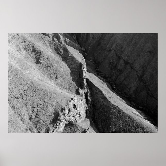 Luftbild der Berge Poster (Vorne)