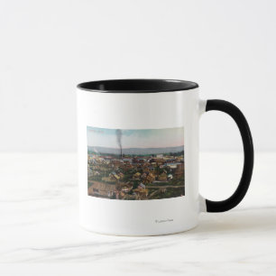 Luftbild der CityFairbanks, AK Tasse