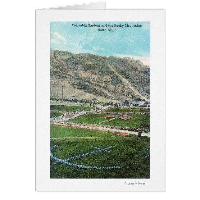 Luftbild der Columbia GardensButte, MT (Vorne)