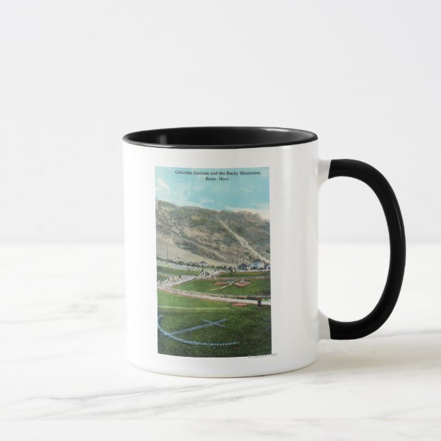 Luftbild der Columbia GardensButte, MT Tasse (Rechts)