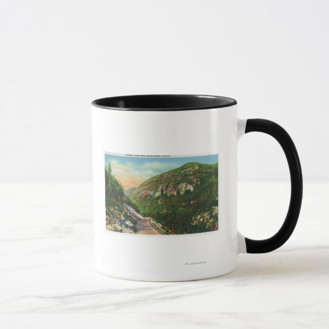Luftbild der Fischkrechtengründe, Saranac Inn Tasse (Rechts)