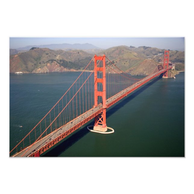 Luftbild der Golden Gate Bridge im 2. Fotodruck (Vorne)