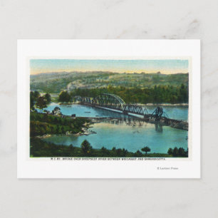 Luftbild der Hauptbahn Postkarte