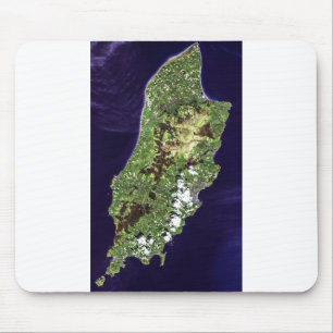 Luftbild der Insel Man Mousepad