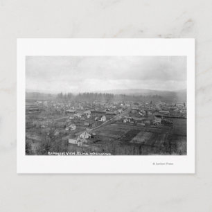 Luftbild der Stadt 15 Postkarte