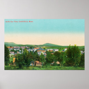 Luftbild der Stadt 17 Poster