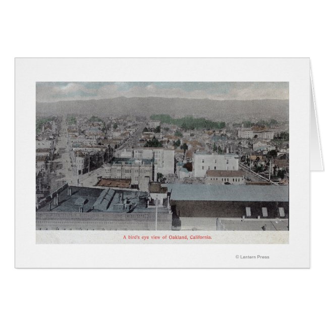 Luftbild der Stadt # 2Oakland, CA (Vorderseite (Horizontal))