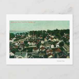 Luftbild der Stadt 4 Postkarte