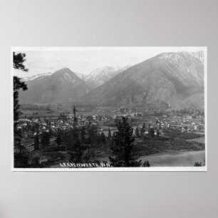 Luftbild der Stadt 6 Poster