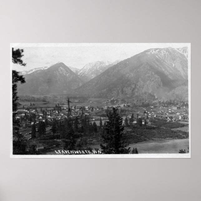 Luftbild der Stadt 6 Poster (Vorne)