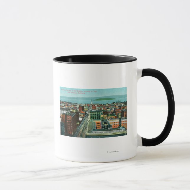 Luftbild der Stadt aus dem Call-Gebäude Tasse (Rechts)
