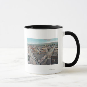 Luftbild der Stadt Oakland, CA Tasse