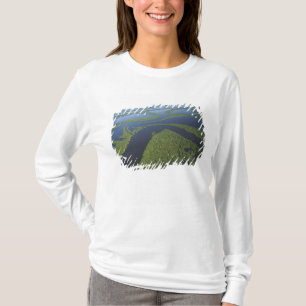 Luftbild des Anavilhanas-Archipels, überflutet T-Shirt