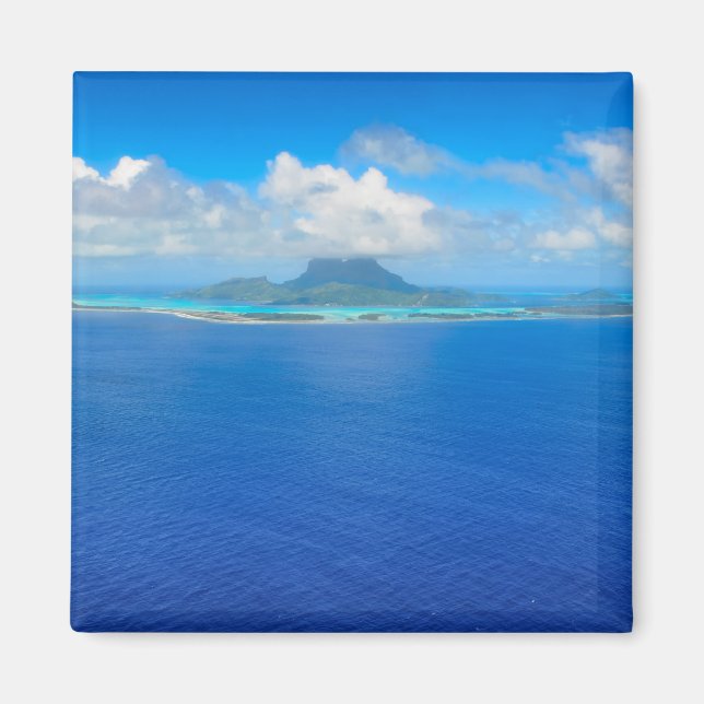 Luftbild des Bora Bora Magneten Magnet (Vorne)