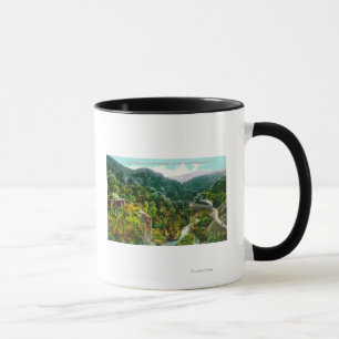 Luftbild des Canyons, Südpazifik Trai Tasse