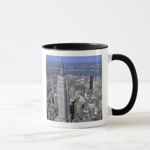 Luftbild des Empire State Gebäude und Tasse