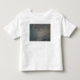 Luftbild des Gebiets Port-au-Prince in Haiti Kleinkind T-shirt