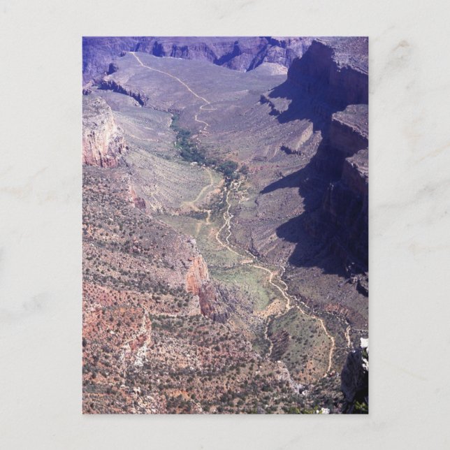 Luftbild des Grand Canyon in Arizona Postkarte (Vorderseite)