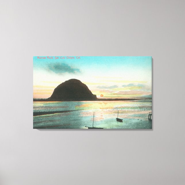 Luftbild des Morrow Rock und der Bucht Leinwanddruck (Vorderseite)