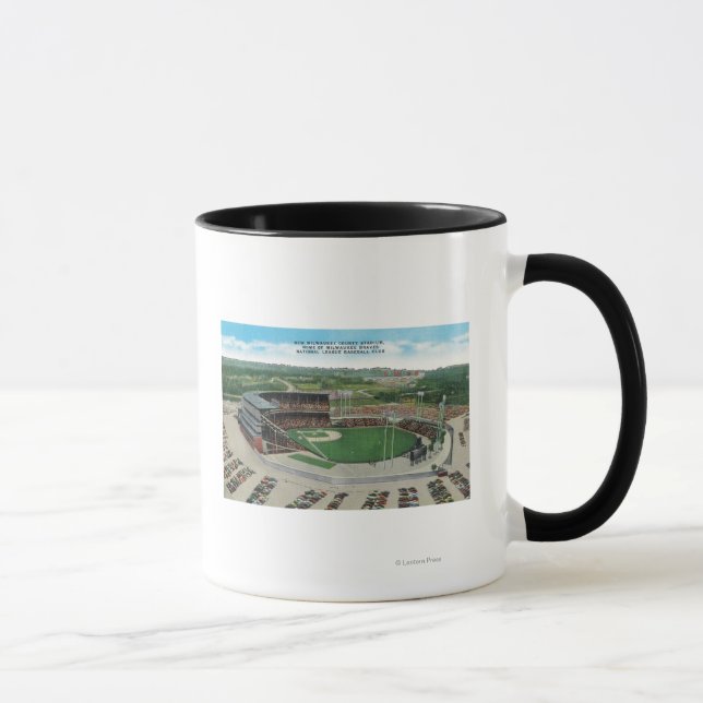 Luftbild des New Milwaukee Landkreis Stadions Tasse (Rechts)