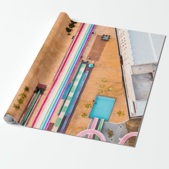 Luftbild des Parks Geschenkpapier (Ungerollt)