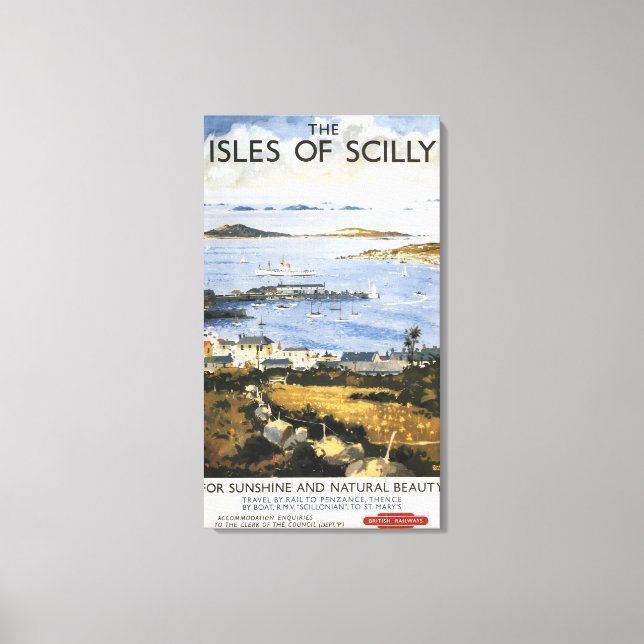 Luftbild des Posters der Stadt und der Dockbahn Leinwanddruck (Vorderseite)