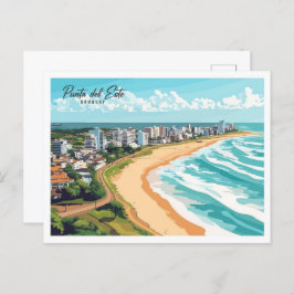 Luftbild Punta del Este Uruguay Postkarte