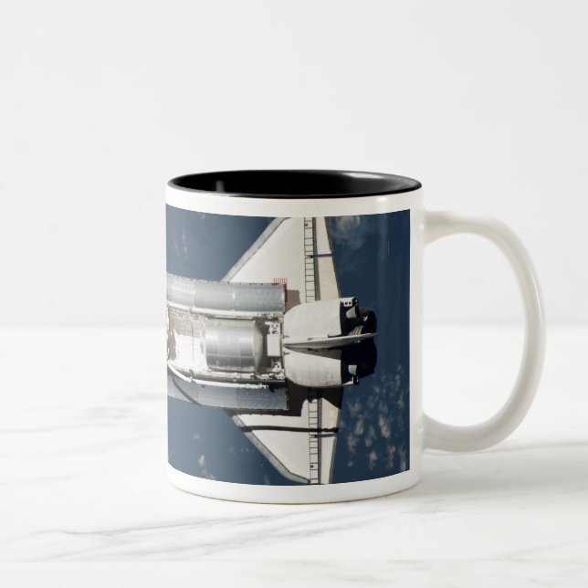 Luftbild Raumfährentdeckung 3 Zweifarbige Tasse (Rechts)