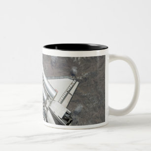 Luftbild Raumfährentdeckung Zweifarbige Tasse