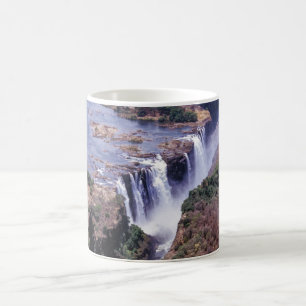 Luftbild Victoriafälle - Simbabwe, Afrika Kaffeetasse