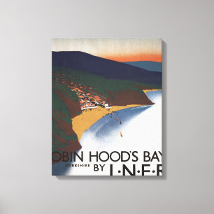 Luftbild von Bay and Cliffs Railway Poster Leinwanddruck