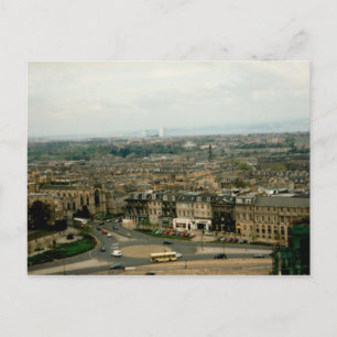 Luftbild von Edinburgh - Schottland Postkarte