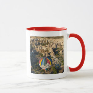 Luftbild von Heißluftballons, Kappadokien Tasse