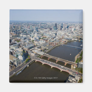 Luftbild von London Magnet