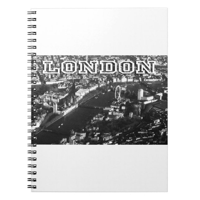 Luftbild von London Notizblock (Vorderseite)
