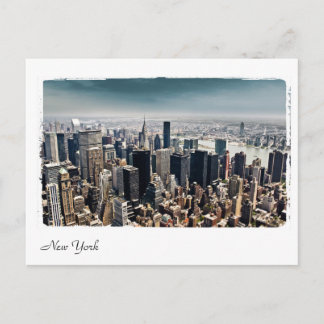 Luftbild von New York Postkarte