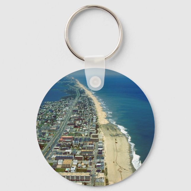 Luftbild von Ocean City Maryland Schlüsselanhänger (Vorderseite)