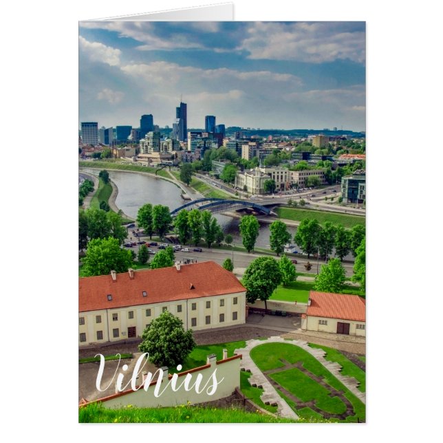Luftbild von Vilnius, Litauen (Vorne)