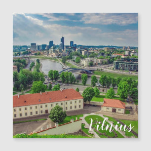 Luftbild von Vilnius, Litauen Postkarte