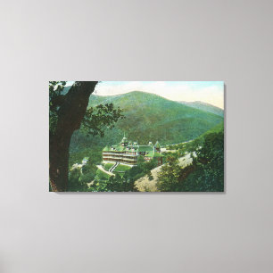 Luftbild Witter Springs Hotel Außenbereich Leinwanddruck