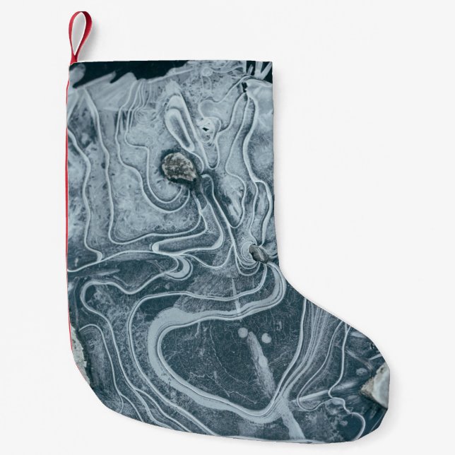 Luftbildaufnahmen von Wasserkörpern Kleiner Weihnachtsstrumpf (Vorderseite)