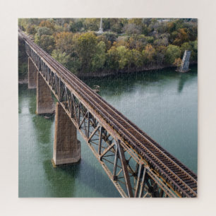 Luftbildbahn auf Potomac Fluss