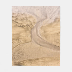 Luftbildfotografie der Wüste Fleecedecke