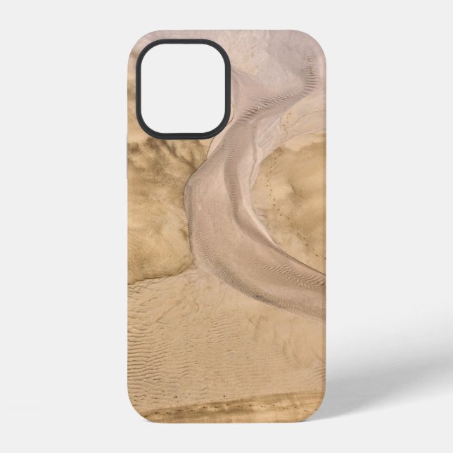 Luftbildfotografie der Wüste iPhone 12 Hülle (Rückseite)