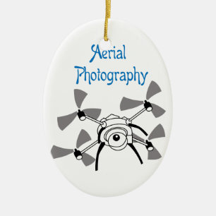 Luftbildfotografie Keramikornament