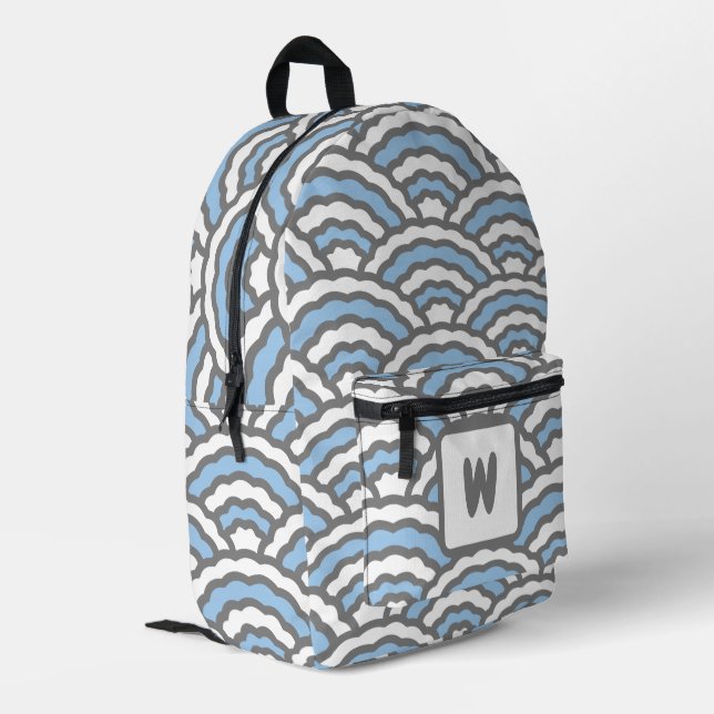 Luftbögen Bedruckter Rucksack (Rückseitige Ecke links)