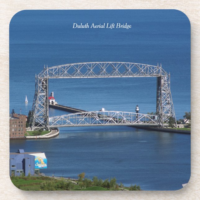 Luftbrücke Duluth 6 Plastik-Untersetzer Getränkeuntersetzer (Vorderseite)
