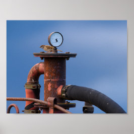 Luftdruckplakat für die Prüfung von Funken Poster