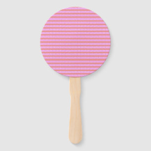Lüfter mit rosa Streifen Fächer