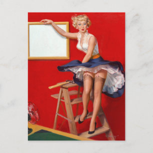 LüfterButton nach oben Postkarte